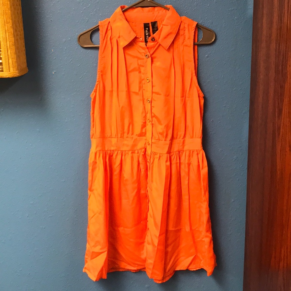 Orange dress